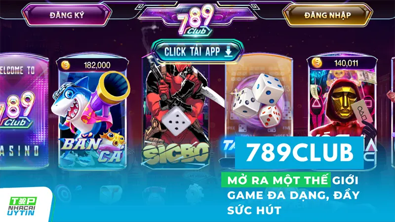 Thư viện game phong phú, hấp dẫn tại 789Club