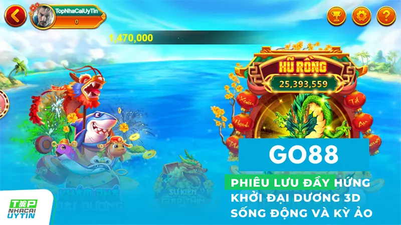 Mini Games tại Go88 đem lại một không gian giải trí đầy màu sắc như Mini Poker, Lắc Xí Ngầu Sicbo, Candy, Trên Dưới, Lô Đề, Bắn Cá, và Tài Xỉu,...