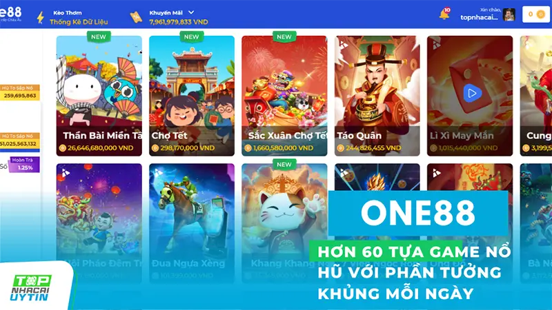 Nền tảng của Nổ hũ One88 cung cấp một môi trường chơi game bài công bằng và minh bạch