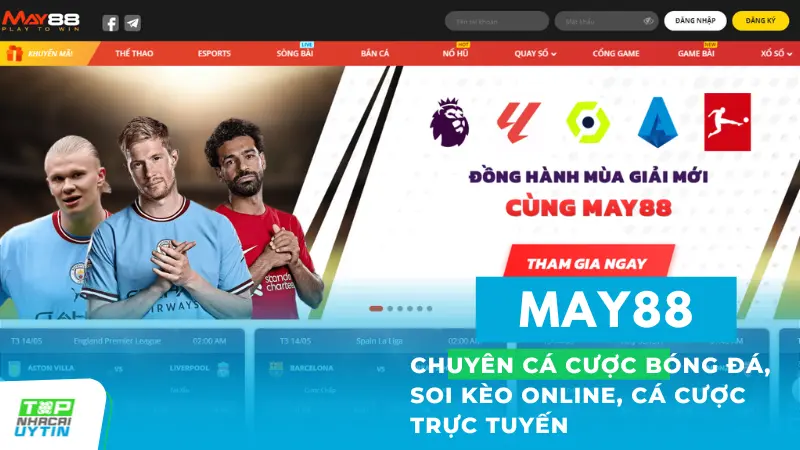 May88 - Nhà cái uy tín chuyên cá cược bóng đá, soi kèo online