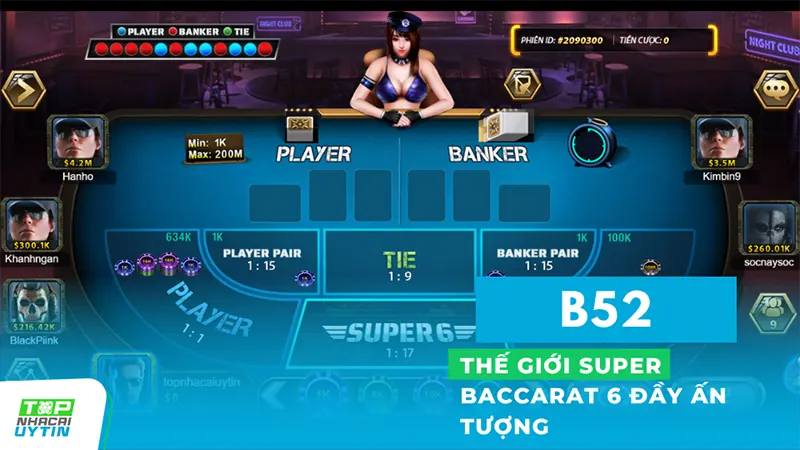 B52 không chỉ đơn thuần là một trang game Baccarat mà còn mang đến sự đa dạng với nhiều phiên bản Baccarat phổ biến nhất. Người chơi có thể lựa chọn từ Baccarat truyền thống đến các phiên bản hiện đại với các cược phụ độc đáo.