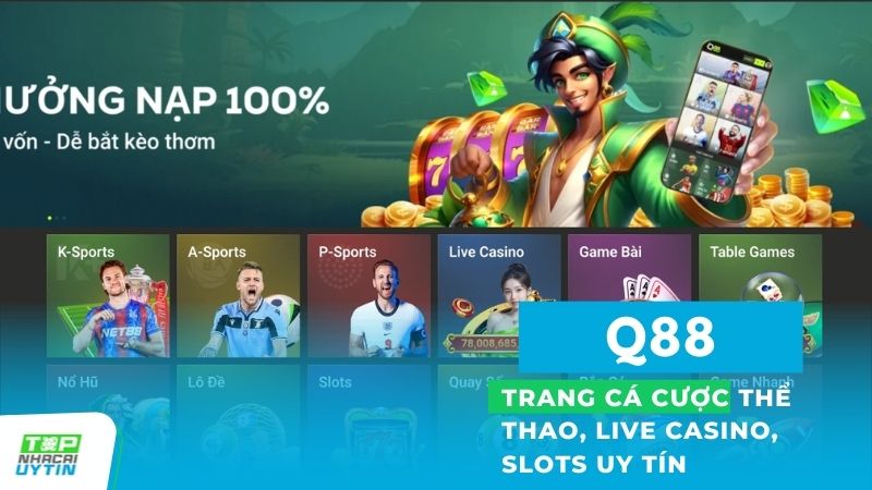 Q88 - Trang Cá Cược Thể Thao, Live Casino, Slots Uy Tín