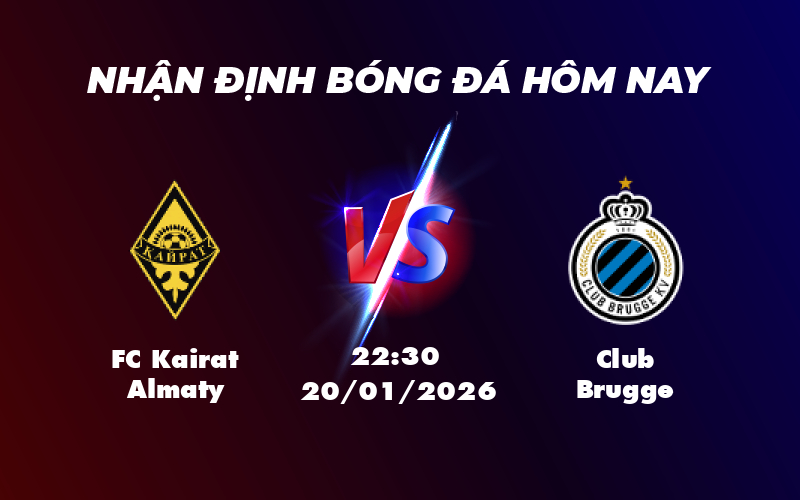 fc kairat almaty club brugge 20 01 c1 - Nhận định soi kèo FC Kairat Almaty vs Club Brugge Cơ hội nào cho đại diện Kazakhstan