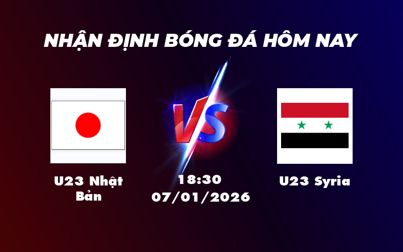 u23 nhat ban u23 syria 07 01 afc u23 asian cup - Nhận Định U23 Nhật Bản vs U23 Syria Cuộc Đối Đầu Cân Tài Cân Sức Tại AFC U23 Asian Cup